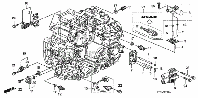 AT Sensor - Solenoid for 2007 Acura MDX #0
