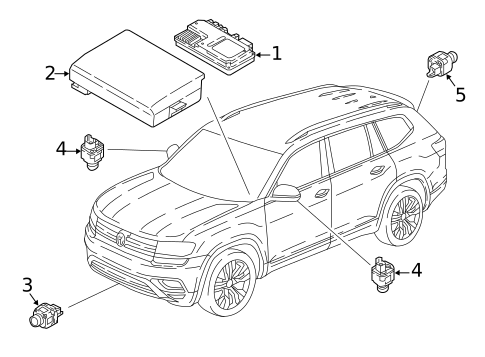 Electrical Components for 2019 Volkswagen Tiguan #3