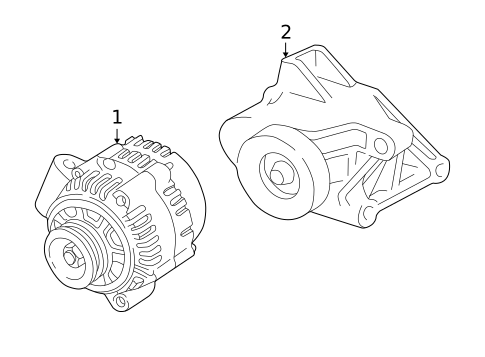 Alternator for 1999 Chevrolet Cavalier #0