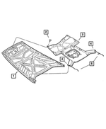 6503999 - Body Sheet Metal Except Doors: Ground Shield To Chassis Pin for Mopar Image