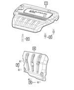 6510684AA - 2.4L Gas; Engine: Ball Stud for Chrysler: 200 | Dodge: Dart | Fiat: 500X | Jeep: Cherokee, Compass, Renegade | Ram: ProMaster City Image
