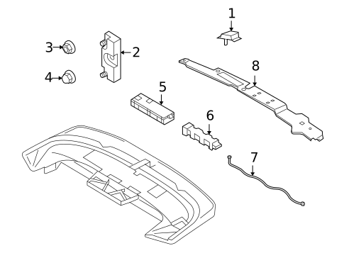 Antenna & Radio for 2010 Audi A5 Quattro #1