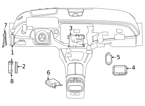 Control Modules for 2025 Mercedes-Benz E450 #0