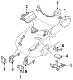 F7CZ54043B13AAB - : Driver Air Bag for Ford Image