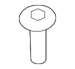 N10586401 - Body: Headliner Bolt for Audi: A5 Quattro, Q3, Q3 Quattro, R8, RS5, S5, TT, TT Quattro, TT RS Quattro, TTS Quattro Image