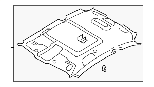 8T0867501AV48 - Body: Headliner for Audi Image