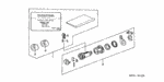 6721SH3415 - Electrical/Exhaust/Heater/Fuel: TUMBLER KIT, KEY CYLINDER for Acura Image