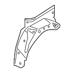 41007494533 - Body: Wheelhouse Panel for BMW: 840i, 840i xDrive, M8, M850i xDrive Image