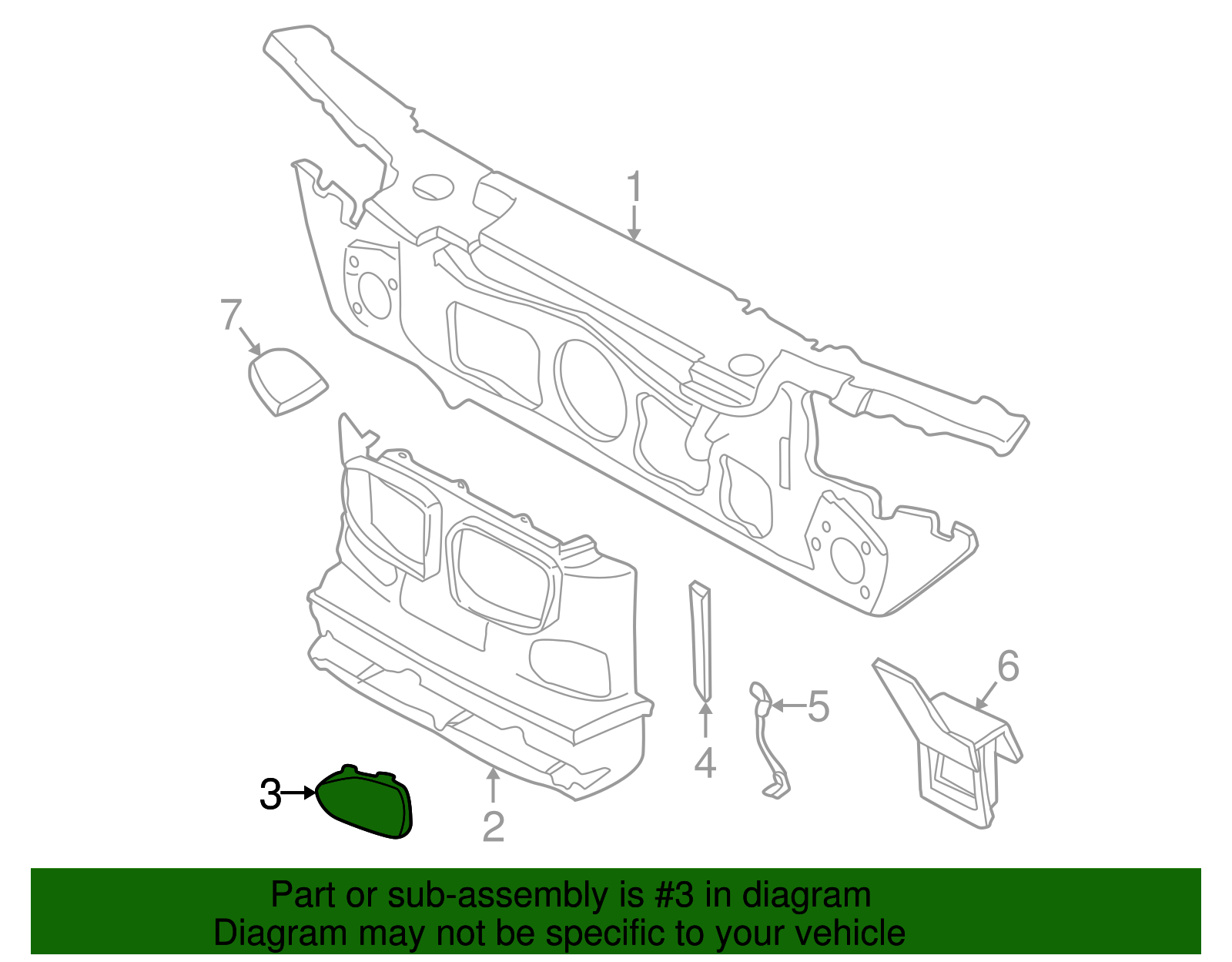 Air Duct Cover - BMW (51718162562)