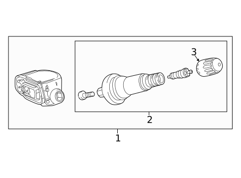 Tire Pressure Monitor Components for 2023 Chevrolet Bolt EUV #0