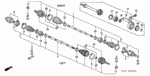 44328SB0300 - Chassis: BAND, INBOARD BOOT for Honda Image