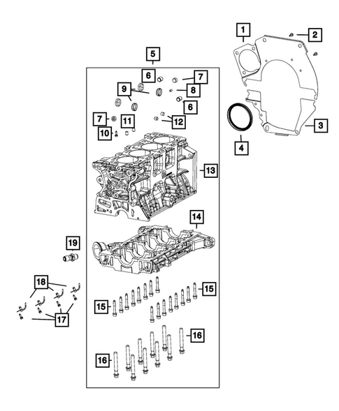 Cylinder Block for 2019 Alfa Romeo 4C #0