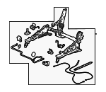81710TZ5A01 - Body: Seat Adjuster for Acura Image