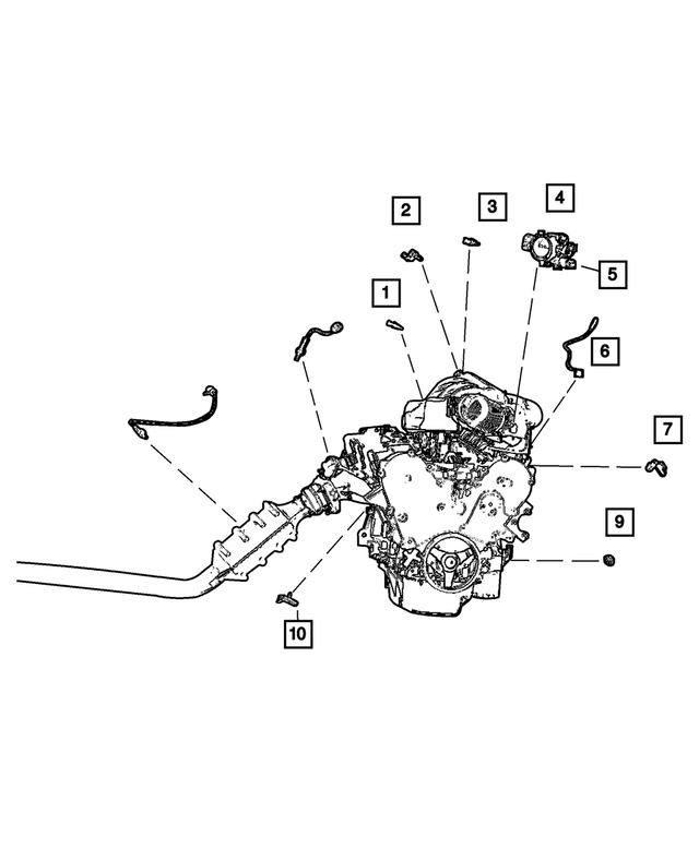 56028562AB - Electrical: Map Sensor for Mopar Image
