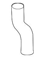 7L6121096A - Cooling System: Radiator Hose for Audi Image