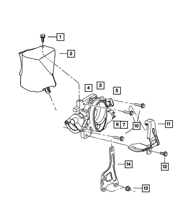 4591616AC - Fuel: Throttle Control Shield for Mopar Image image