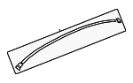 91046FJ030 - Body: Roof Molding for Subaru: Impreza, WRX, WRX STI Image