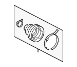 442752897 - Suspension: Boot Kit for Scion: xA, xB | Toyota: Prius, Yaris Image