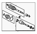 4342047021 - : 2004-2009 Toyota Prius - Axle Assembly for Toyota: Prius Image