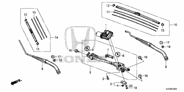 Front Windshield Wiper for 2018 Honda CR-V #0