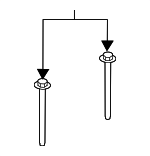 PAF008155 - HVAC: Compressor Assembly Mount Bolt for Porsche: 718 Boxster, 718 Cayman, 718 Spyder, 911, Boxster, Cayman Image