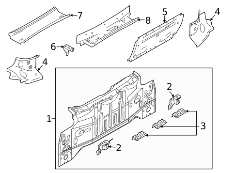 Rear Body for 2012 Nissan 370Z #0