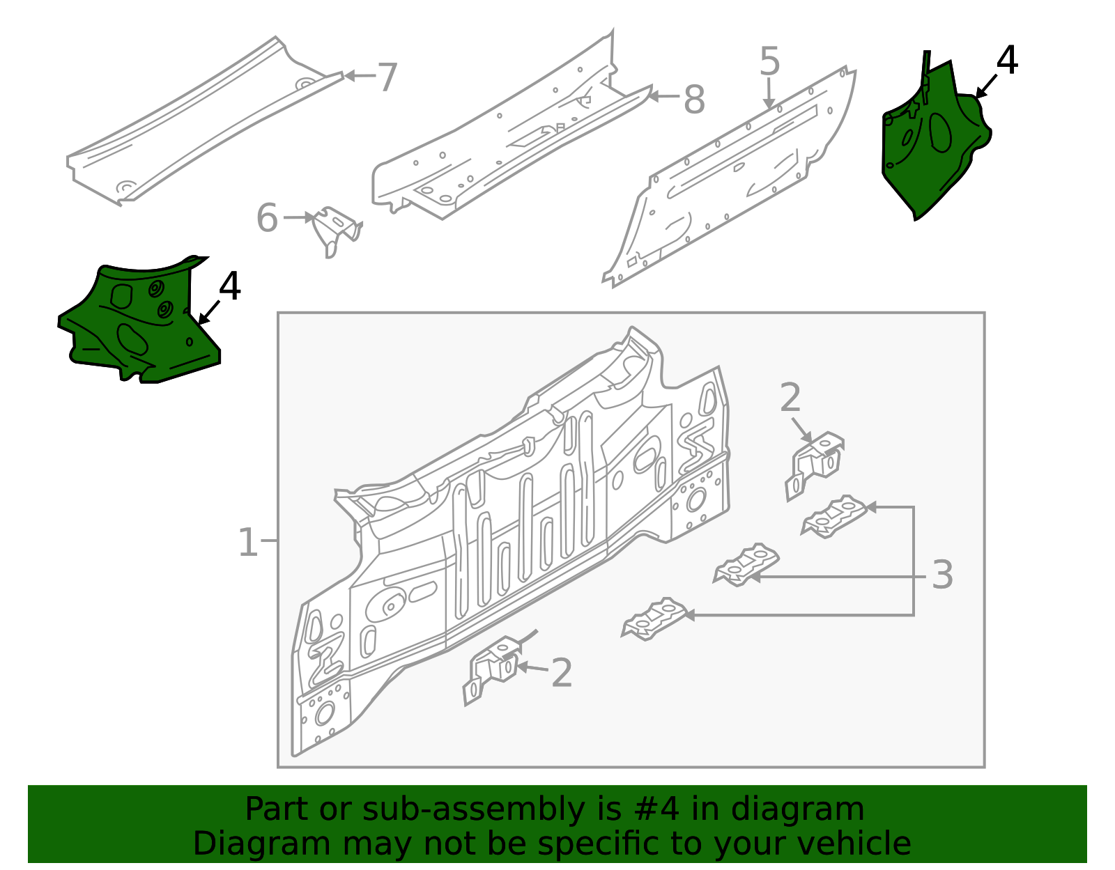 2010-2020 Nissan 370Z Outer Reinforced 79132-1ET0A | Bill Kay Nissan Parts