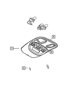 56046038AB - : Overhead Console Module for Mopar Image