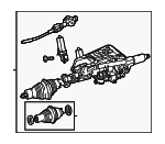 2124602716 - Steering: Steering Column for Mercedes-Benz Image
