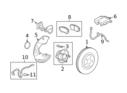 Disc Pads & Brake Shoes for 2014 Chevrolet Camaro #1