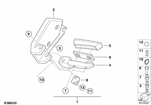 Footrests for 2005 BMW-Motorrad R 1150 GS Adventure #1