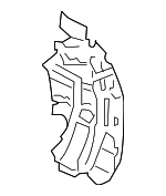 78818CG000 - Body: Closing Plate for INFINITI: FX35, FX45 Image