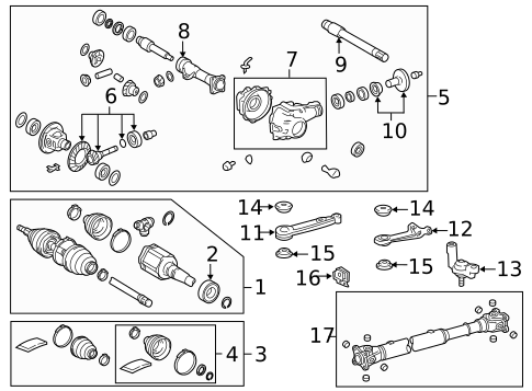 Carrier & Front Axles for 2020 Lexus GX460 #0