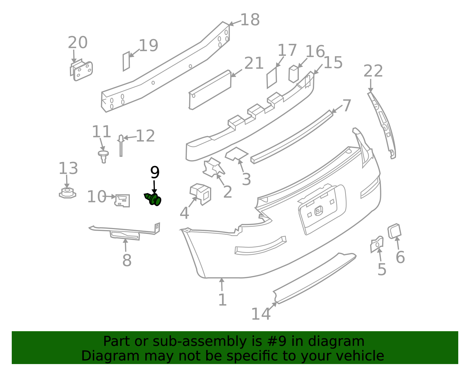 2003-2009 Nissan 350Z Side Bracket Clip 85284-CD000 | OEM Parts Online