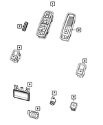 68303988AB - Electrical: Liftgate Switch for Mopar Image