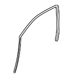 C2Z2824 - : Glass Run for Jaguar: XF, XFR, XFR-S Image