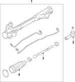STE808RM - Steering: Motorcraftâ„¢ Steering Gear for Ford: Flex, Taurus | Lincoln: MKS Image