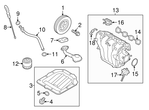 Rioページ Muffler & Exhaust Pipe - 2014 Kia Rio