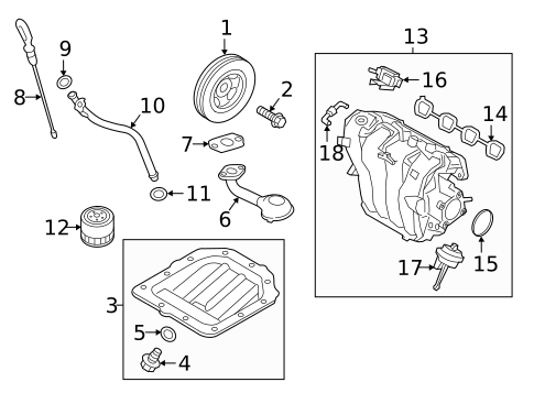 Emission Components for 2014 Kia Rio #1