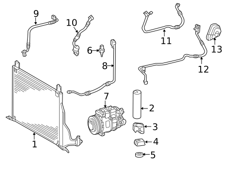 Switches & Sensors for 2011 Mercedes-Benz SL 550 #1