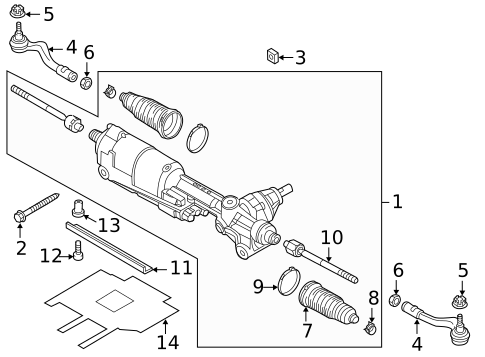 Steering Gear & Linkage for 2017 Audi A5 Quattro #0