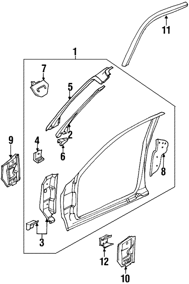 4883915AA - Body: Uniside Assembly for Mopar Image