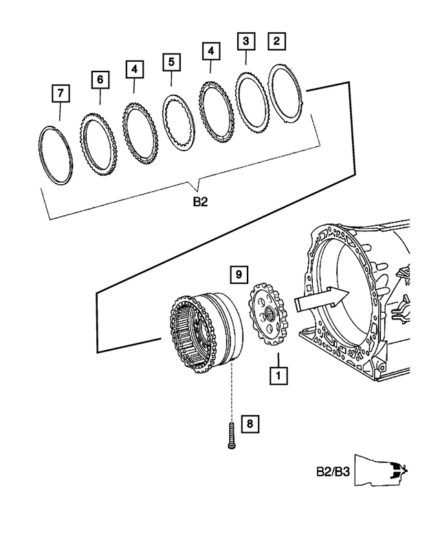 5117843AA - NAG1; W5A380; 5-Speed; Automatic Transmission: Transmission Parking Sprag for Dodge: Sprinter 2500, Sprinter 3500 Image