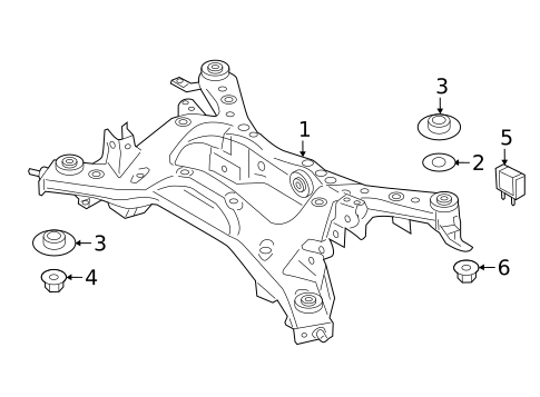 Suspension Mounting for 2016 INFINITI QX50 #0