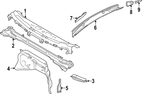 Cowl for 2025 Ford E-Transit #0