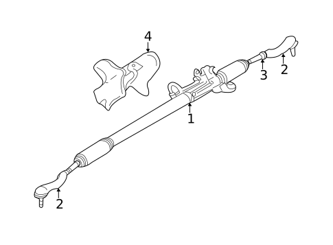 Steering, Gear & Related Components for 2010 Chrysler Sebring #0