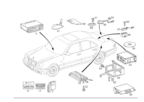 Auto Pilot System (Aps) for 2000 Mercedes-Benz E430 #1