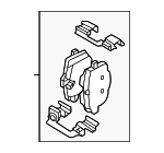 34208093728 - Brakes: Brake Pads for BMW Image
