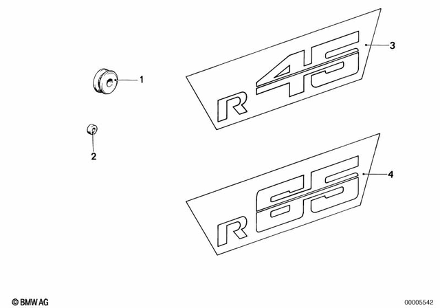 51142301027 - : Sticker - Gold for BMW-Motorrad Image