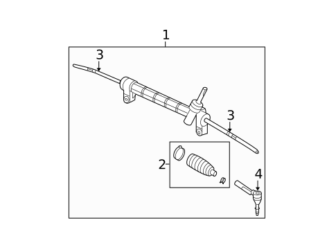 Steering Gear & Linkage for 2007 Chevrolet HHR #1